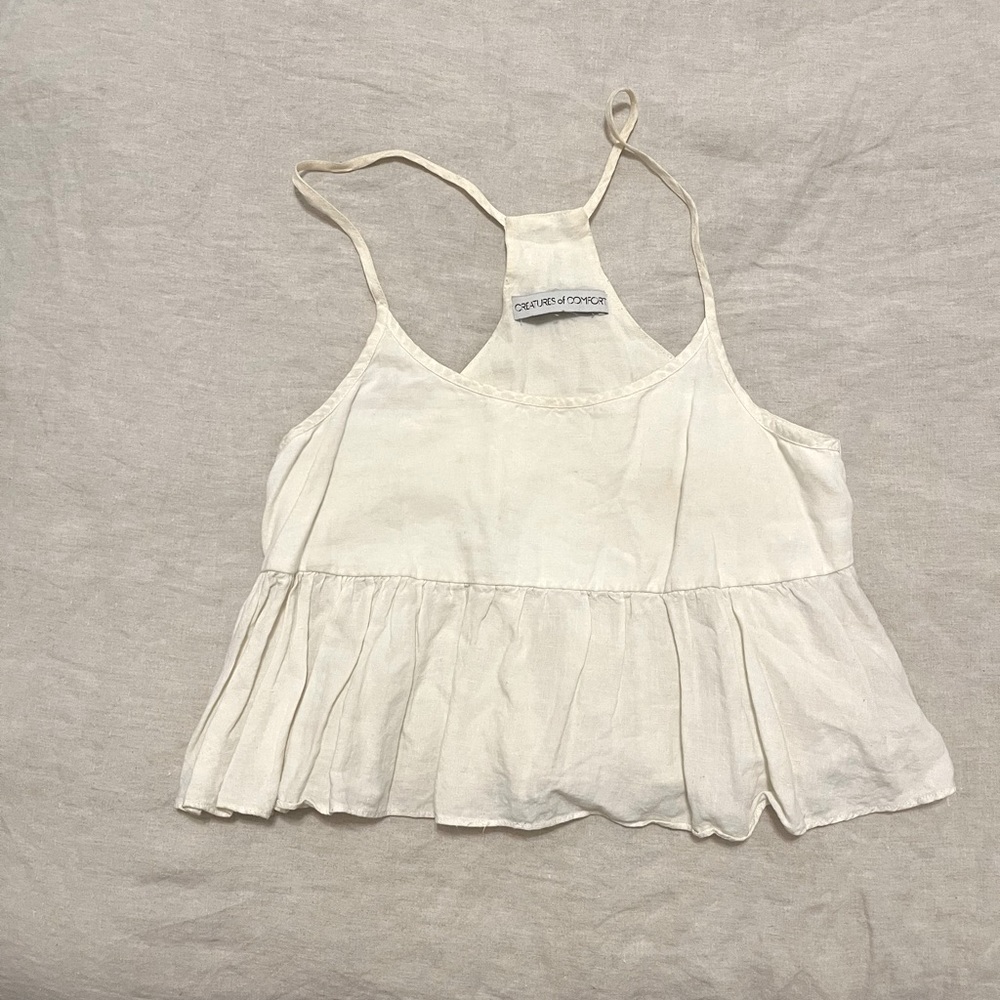 Creatures of Comfort linen tank top